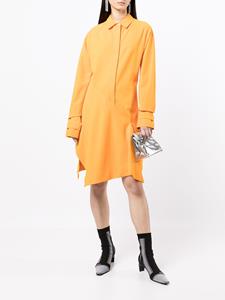 Off-White Blousejurk met vlakken - Geel