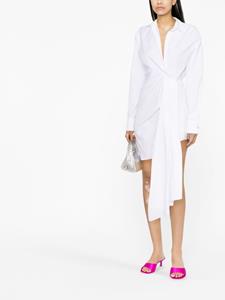 Off-White Asymmetrische blousejurk - Wit