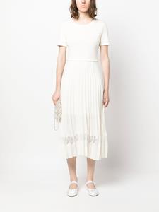 claudiepierlot Claudie Pierlot Gedraaide midi-jurk - Beige