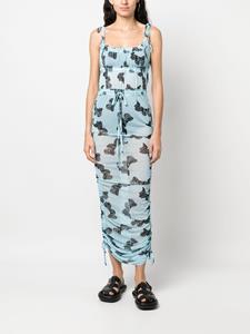 Charles Jeffrey Loverboy Midi-jurk met print - Blauw