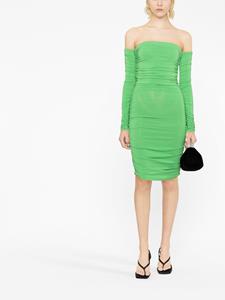 theandamane THE ANDAMANE Off-shoulder jurk - Groen