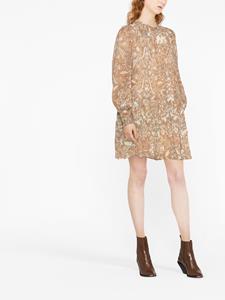 ullajohnson Ulla Johnson Mini-jurk met bloemenprint - Oranje