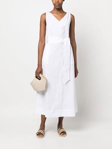 lorenaantoniazzi Lorena Antoniazzi Midi-jurk met ceintuur - Wit
