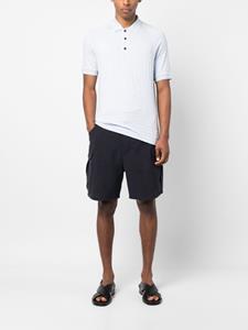 giorgioarmani Giorgio Armani Poloshirt met rits - Blauw