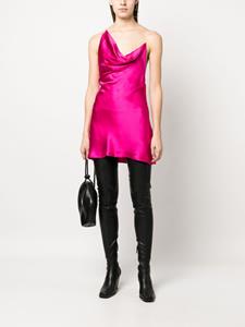 Y/Project Zijden mini-jurk - Roze