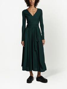proenzaschoulerwhitelabel Proenza Schouler White Label Midi-wikkeljurk - Groen