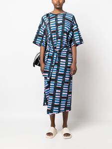 colville Midi-jurk met abstracte print - Zwart