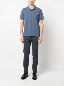 Stone Island Poloshirt met print - Blauw