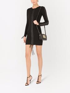 dolce&gabbana Dolce & Gabbana Mini-jurk met ringlets - Zwart