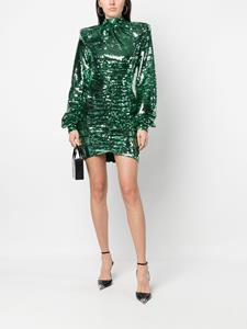 philippplein Philipp Plein Jurk verfraaid met pailletten - Groen