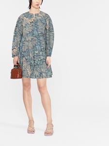 ullajohnson Ulla Johnson Mini-jurk met bloemenprint - Blauw