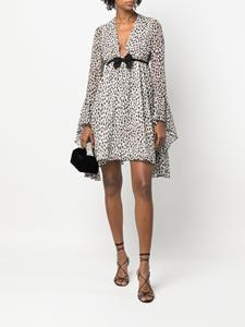 giambattistavalli Giambattista Valli Mini-jurk met grafische print - Beige