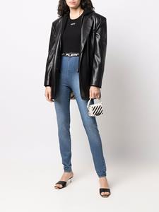 philippplein Philipp Plein Legging met logoband - Blauw