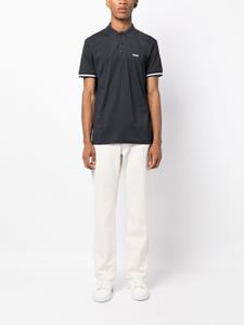 BOSS Poloshirt met geborduurd logo - Blauw