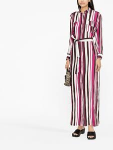 Kiton Gestreepte blousejurk - Roze
