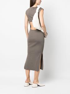 thomkrom Thom Krom Jersey midi-jurk - Beige