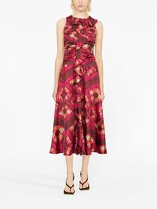 ullajohnson Ulla Johnson Zijden midi-jurk - Roze