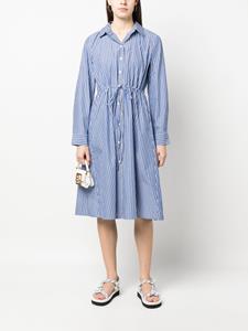 tommyhilfiger Tommy Hilfiger Gestreepte blousejurk - Blauw
