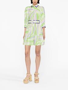 mc2saintbarth MC2 Saint Barth Mini-jurk met print - Groen