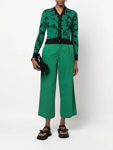 Proenza Schouler White Label Pantalon met wijde pijpen - Groen