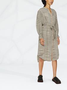 ullajohnson Ulla Johnson Gestreepte blousejurk - Grijs
