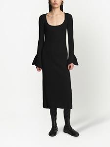 proenzaschouler Proenza Schouler Mini-jurk met flared mouwen - Zwart