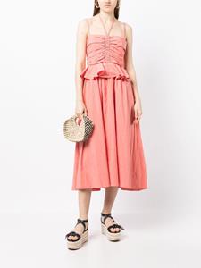 ullajohnson Ulla Johnson Mini-jurk met halternek - Roze