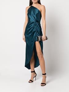 michellemason Michelle Mason Jurk met gesmockt detail - Blauw