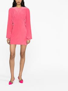 theattico The Attico Mini-jurk met ruches - Roze