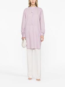 TOTEME Blousejurk met hoge hals - Paars