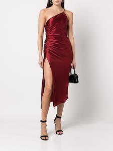 michellemason Michelle Mason Jurk met gesmockt detail - Rood