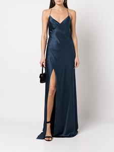 michellemason Michelle Mason Zijden jurk - Blauw