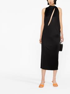 Versace Jurk met halternek - Zwart