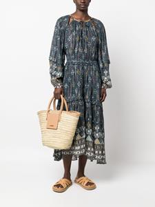 marantétoile MARANT ÉTOILE Midi-jurk met grafische print - Blauw