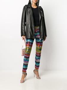 philippplein Philipp Plein Jeans met kristallen - Zwart