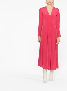 isabelmarant ISABEL MARANT Nemalia midi-jurk met ruches - Roze