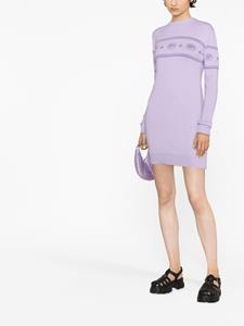 chiaraferragni Chiara Ferragni Mini-jurk met logo - Paars