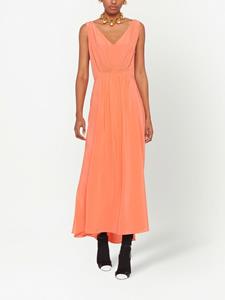 miumiu Miu Miu Zijden jurk - Oranje