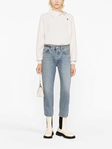 AGOLDE Parker mid-rise cropped jeans - Blauw