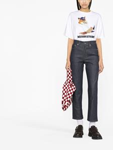 maisonkitsuné Maison Kitsuné Cropped jeans - Blauw