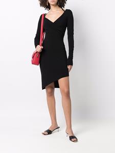 Off-White Asymmetrische jurk - Zwart