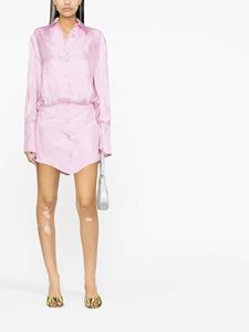 theattico The Attico Blousejurk met satijnen-effect - Roze