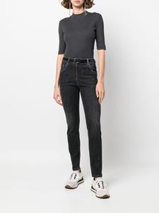 brunellocucinelli Brunello Cucinelli High waist jeans - Zwart