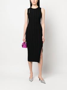 dvfdianevonfurstenberg DVF Diane von Furstenberg Mouwloze midi-jurk - Zwart