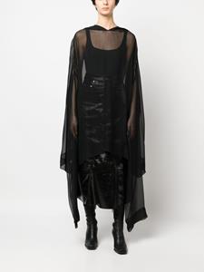 rickowens Rick Owens Zijden tuniek - Zwart