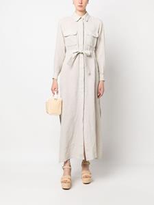 Linnen blousejurk - Beige