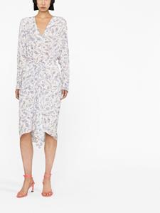 marantétoile MARANT ÉTOILE Danalia midi-wikkeljurk - Wit