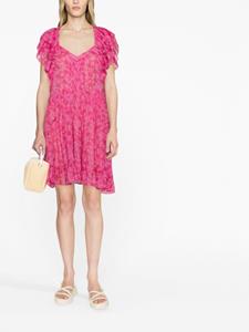 MARANT ÉTOILE Mini-jurk met bloemenprint - Roze