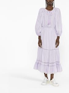 marantétoile MARANT ÉTOILE Latifa flared midi-jurk - Paars
