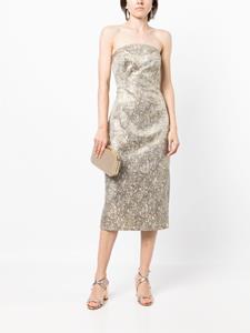 Sachin & Babi Jurk met jacquard - Goud